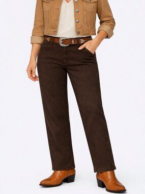 1/2 Price🔻Lee Natural Fit Chocolate Brown Size10 Petite Pants